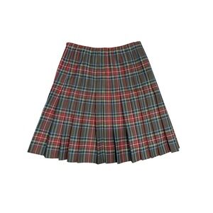 Brooks Brothers 346 Wool Tartan Plaid Pleated Kilt Skirt SZ 10 Academia Preppy